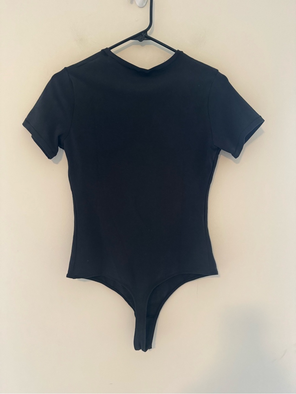 NWT Quince Second Skin T-Shirt Bodysuit black medium - Picture 9 of 9